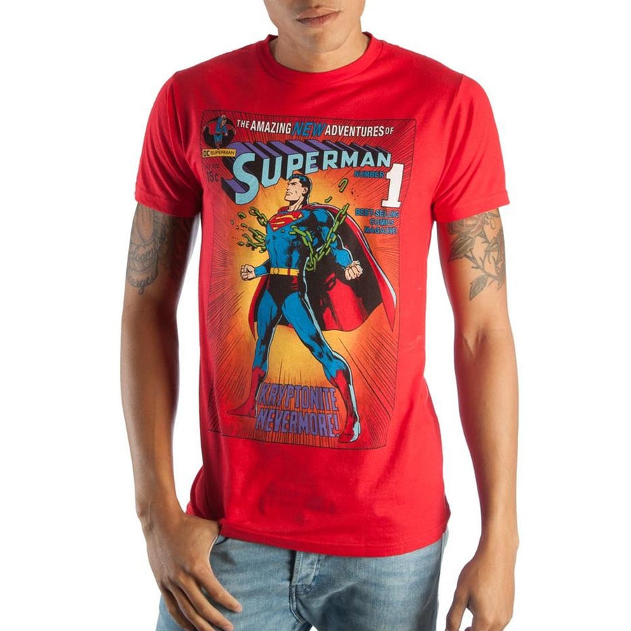 AUTHENTIC SUPERMAN COMIC BOOK T-SHIRT- MEN’S