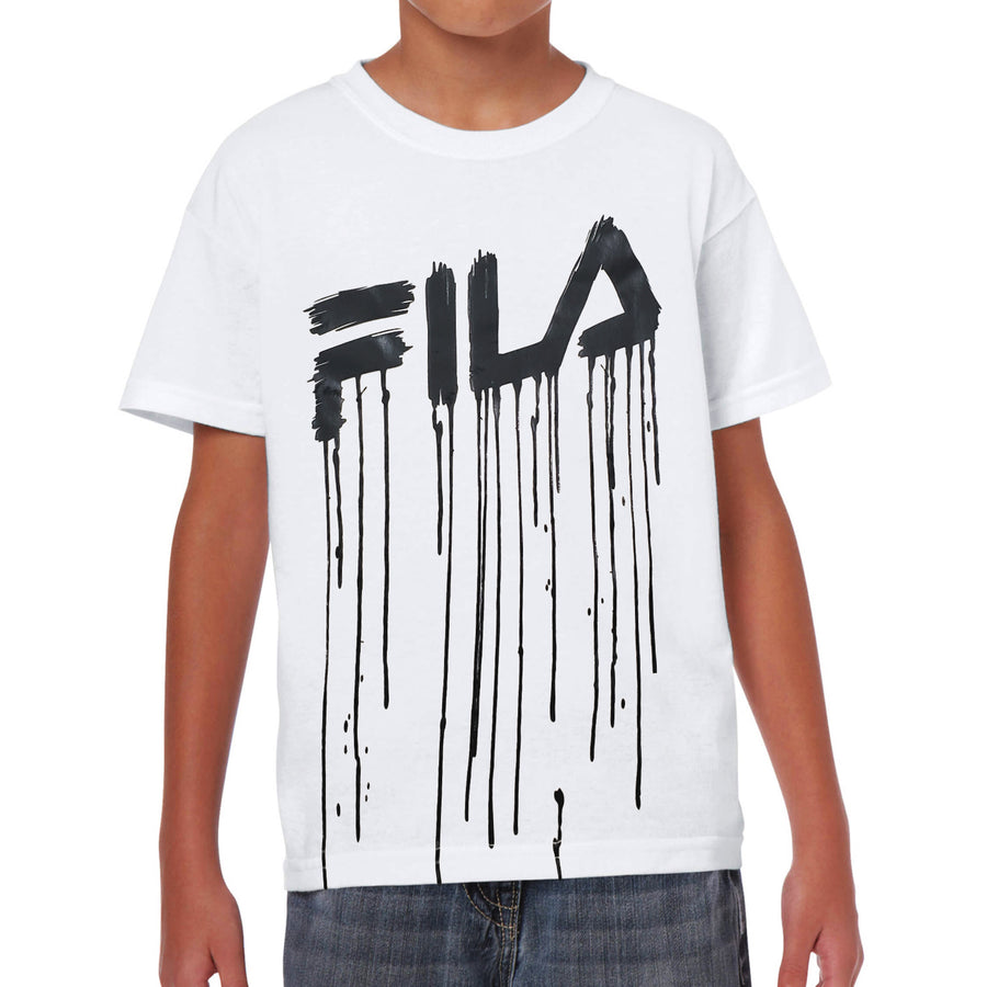 Fila Boys Crew Neck Short Sleeve Graphic T-Shirt B02