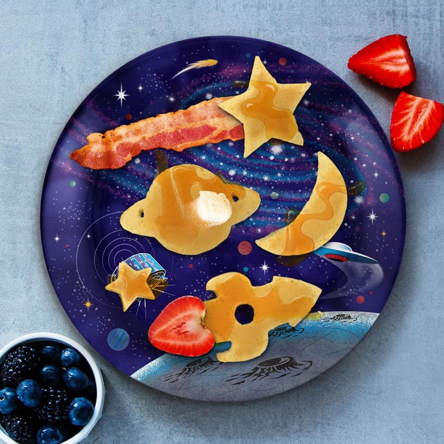 OUTER SPACE BREAKFAST MOLD PLATE SET
