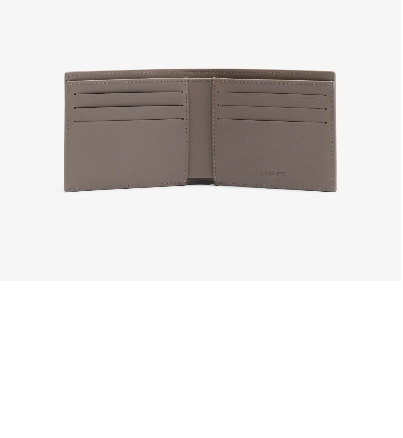 Lacoste Men's Embossed Leather Fitzgerald Billfold