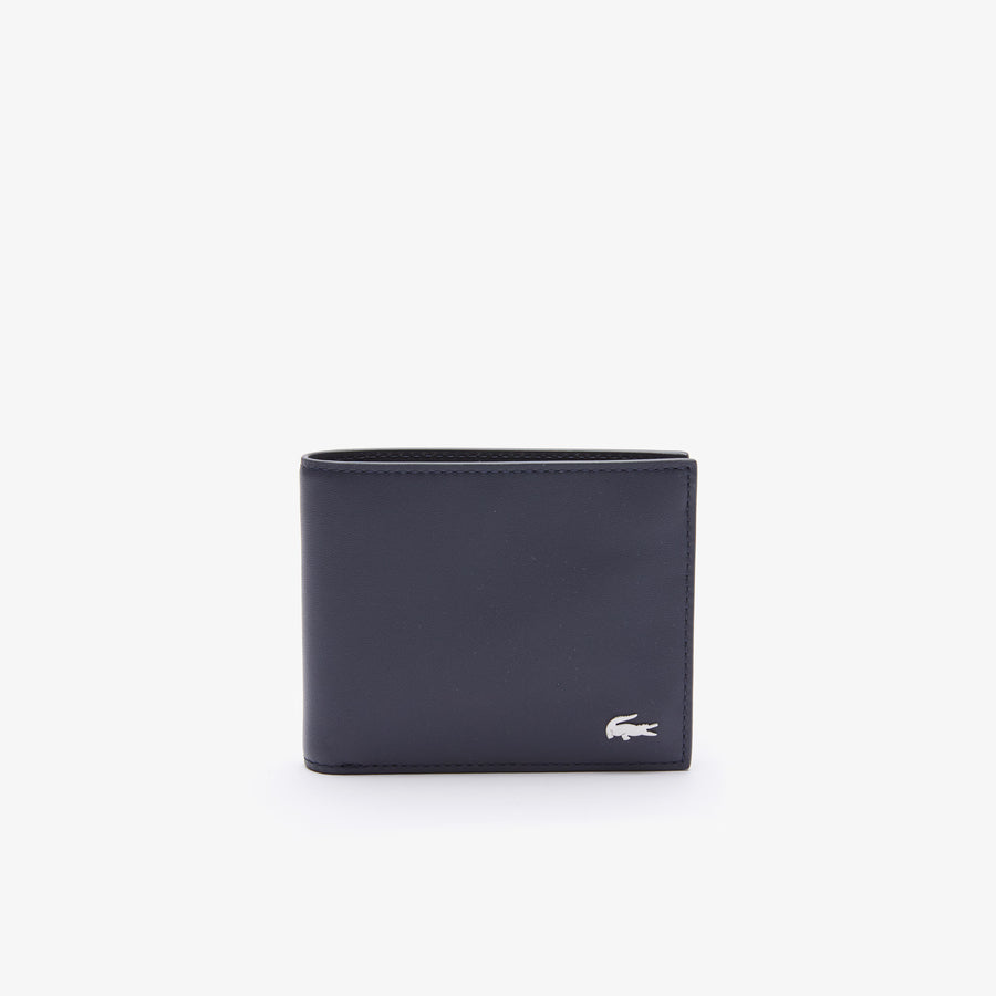 Lacoste Men's Embossed Leather Fitzgerald Billfold