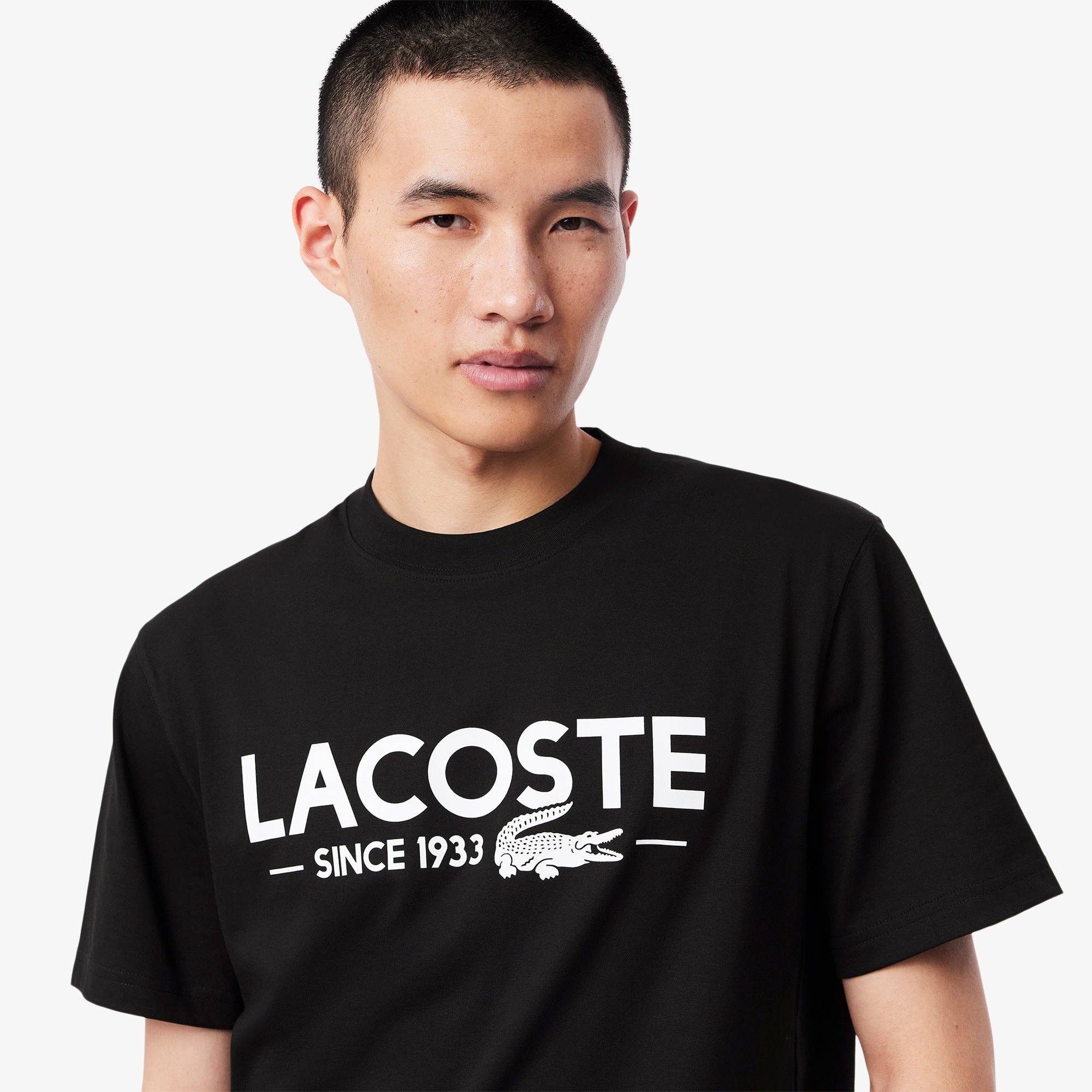 Lacoste Men's Printed Cotton T-Shirt