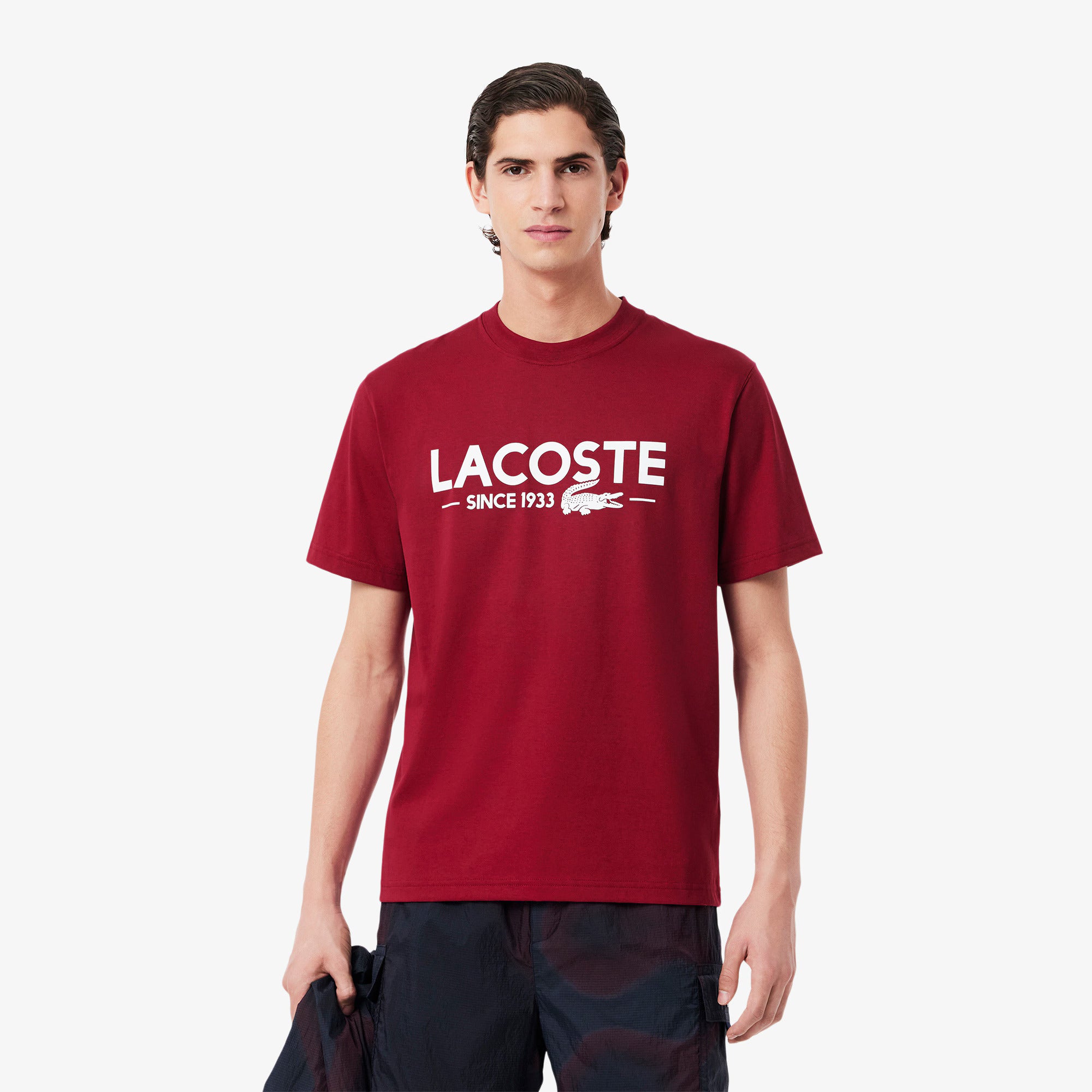Lacoste Men's Printed Cotton T-Shirt