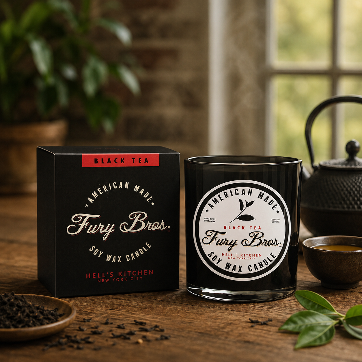 Fury Bros. 9oz Candle – Black Tea