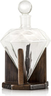 Axiam Hand-Blown Diamond Whiskey Decanter