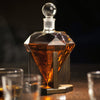 Axiam Hand-Blown Diamond Whiskey Decanter