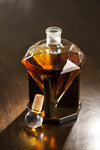 Axiam Hand-Blown Diamond Whiskey Decanter