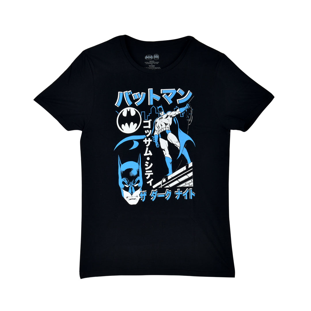BATMAN KATAKANA BLACK TEE