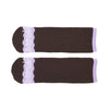 SUKENO LAVENDER SWIRL DOUGHNUT SOCKS