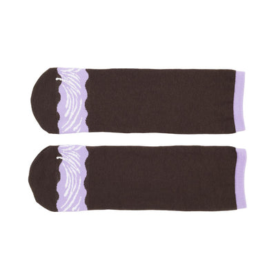 SUKENO LAVENDER SWIRL DOUGHNUT SOCKS