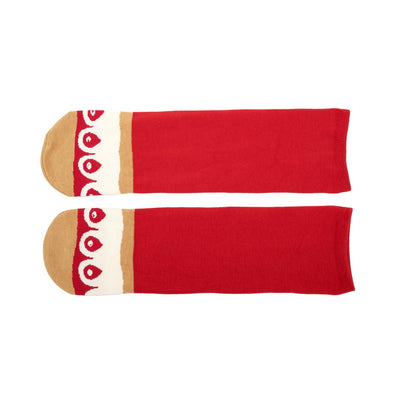 SUKENO CHERRY CREAM DOUGHNUT SOCKS