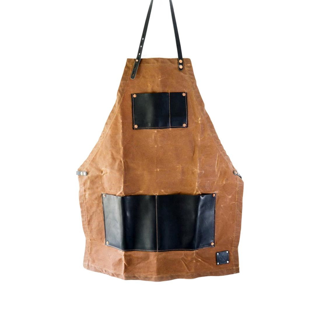 STURDY BROTHERS CHARLES MASTER WAXED LEATHER APRON
