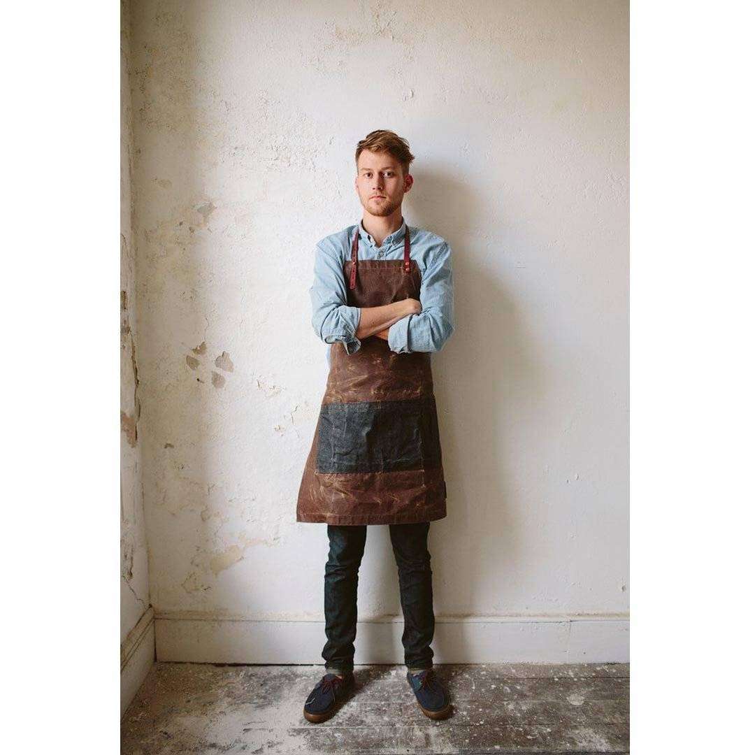 STURDY BROTHERS CHARLES MASTER WAXED CANVAS APRON - Life Soleil