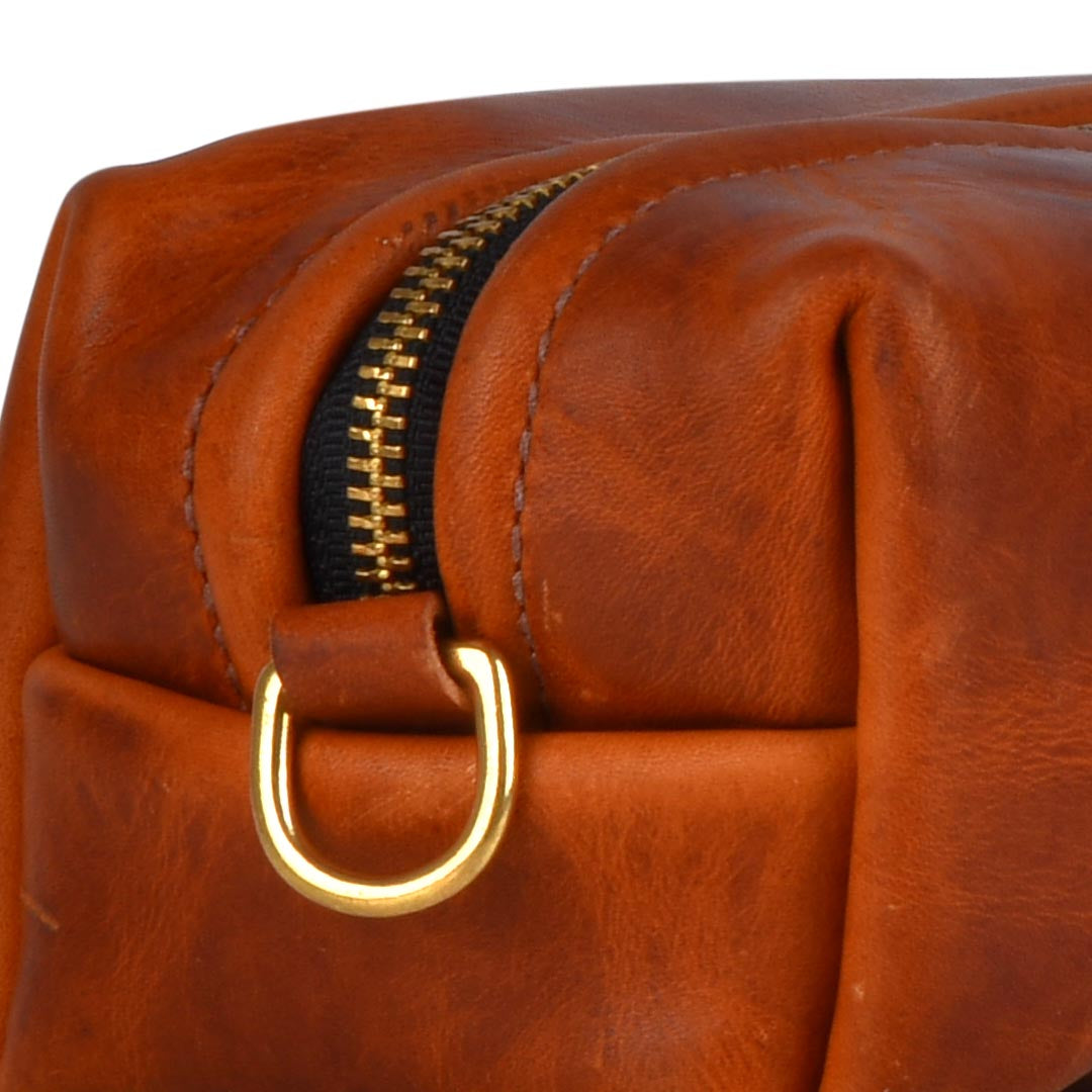 STURDY BROTHERS HORWEEN LEATHER DOPP KIT