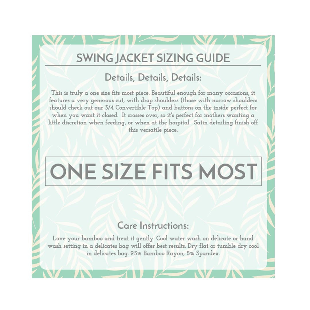 BAMBOO SWING JACKET- WOMEN’S