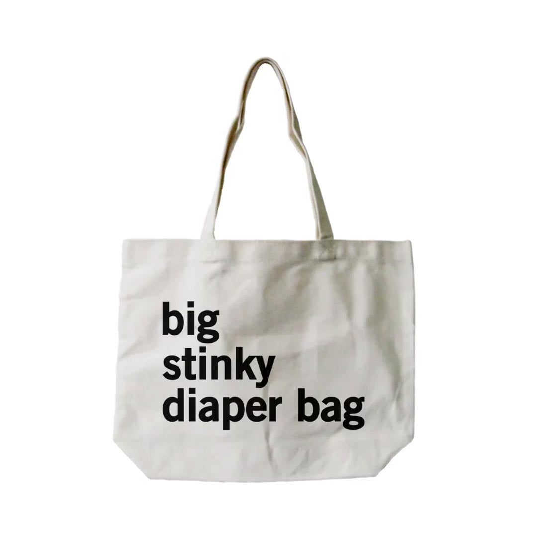 BIG STINKY DIAPER CANVAS BAG