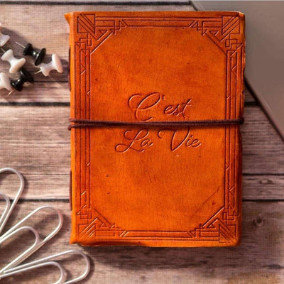 C’EST LA VIE HANDMADE LEATHER JOURNAL