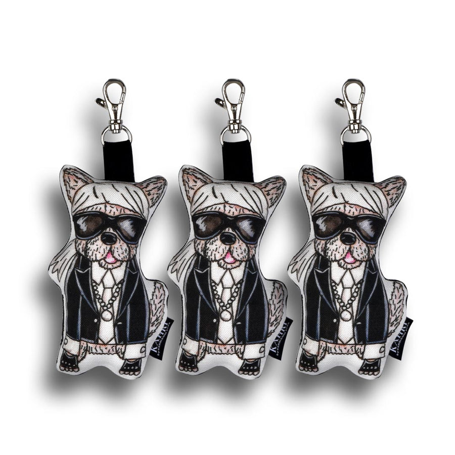 MINI KARL LAGERWOOF BAG CHARM