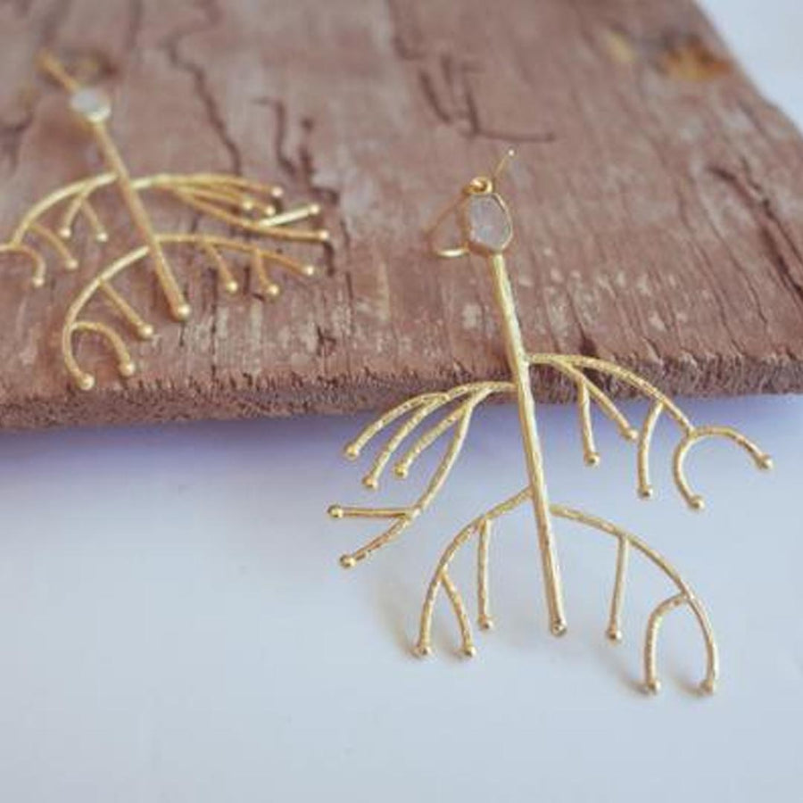 ANNAHMOL ROOT EARRINGS
