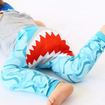 DOODLE PANTS SHARK LEGGINGS - BABY & TODDLER