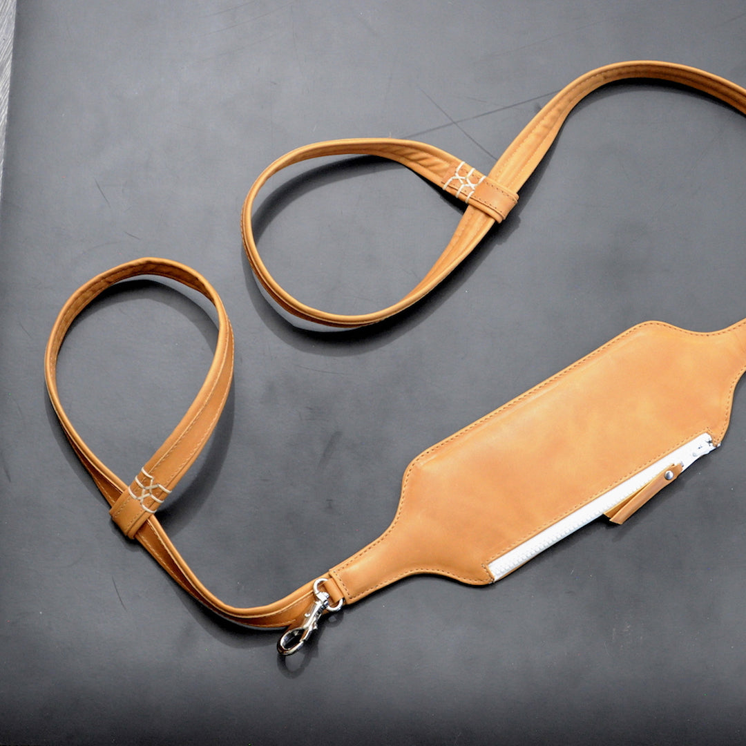 JAVIN BLACK LEATHER YOGI MAT STRAP