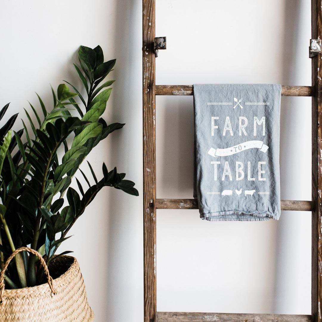 THE OYSTER’S PEARL FARM TO TABLE TEA TOWEL