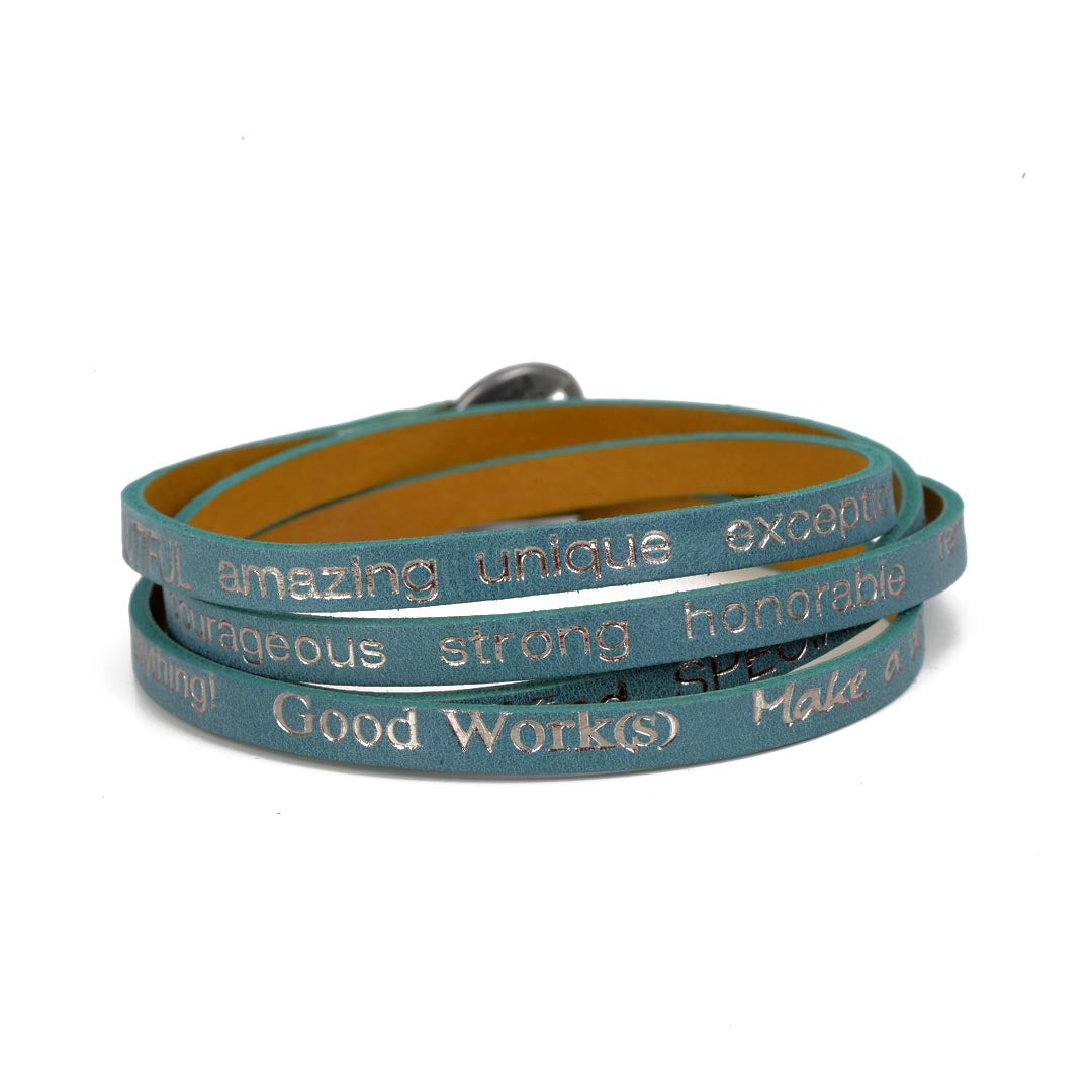 GOOD WORK(S) "PEACEFUL" WRAP AROUND BRACELETS