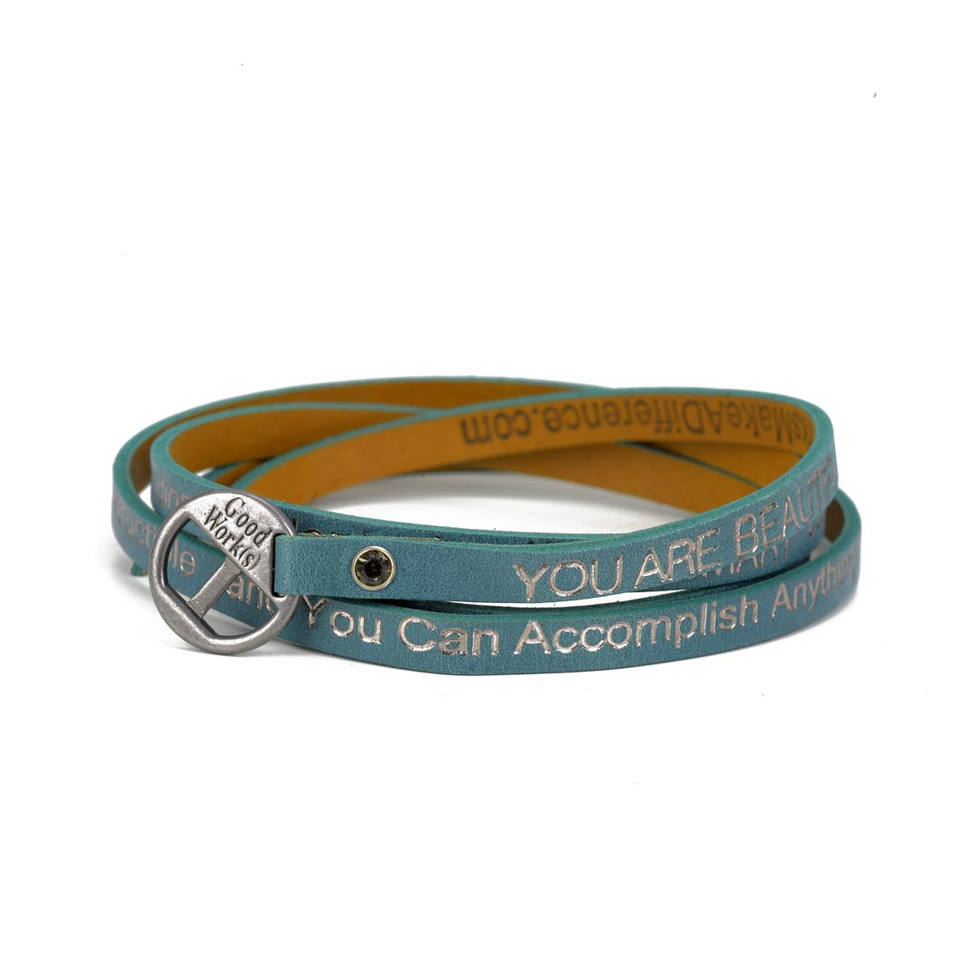 GOOD WORK(S) "PEACEFUL" WRAP AROUND BRACELETS