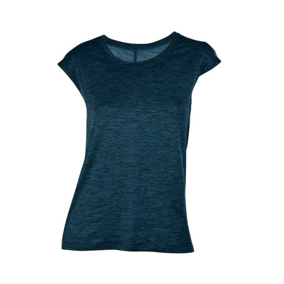 GAIAM WOMEN'S ATHENA COWL SHORT SLEEVE TOP