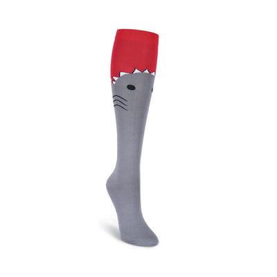 SHARK KNEE HIGH SOCKS-WOMEN'S