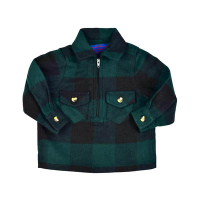 HICKORY BUFFALO PLAID ZIP SHIRT- TODDLERS