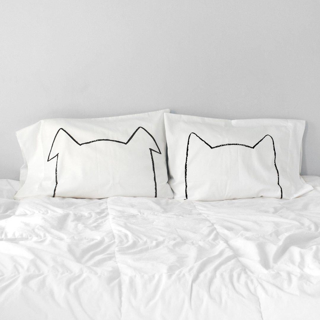 BIPETUAL CAT & DOG PILLOWCASE SET